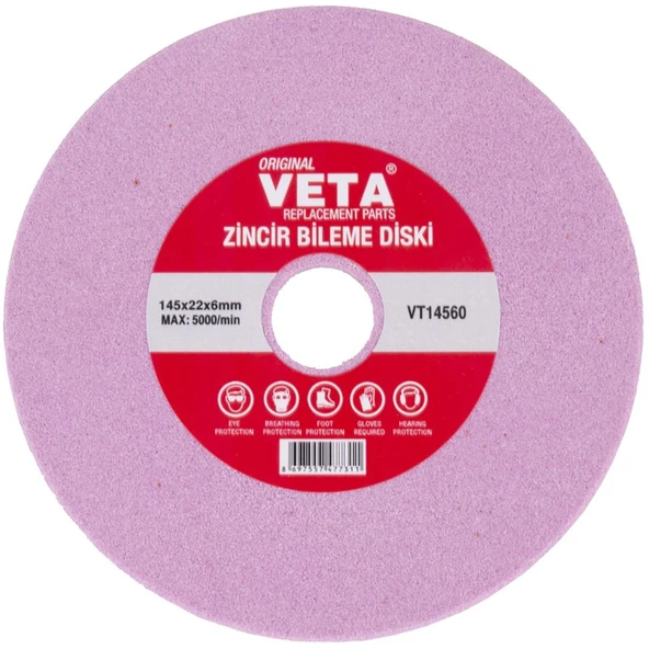 Veta VT14560 Zincir Bileme Diski 145x22x6mm - 1
