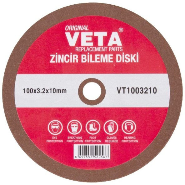 Veta VT1003210 Zincir Bileme Diski 100x3.2x10mm - ZB85