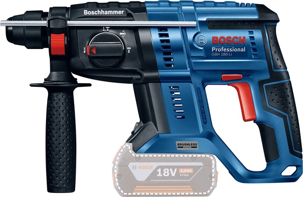 Bosch Professional GBH 180-LI Solo Kırıcı Delici 18V - Aküsüz