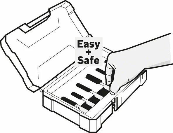 Bosch Pro Freze Seti 6'lı Karışık 8mm Şaftlı - 3