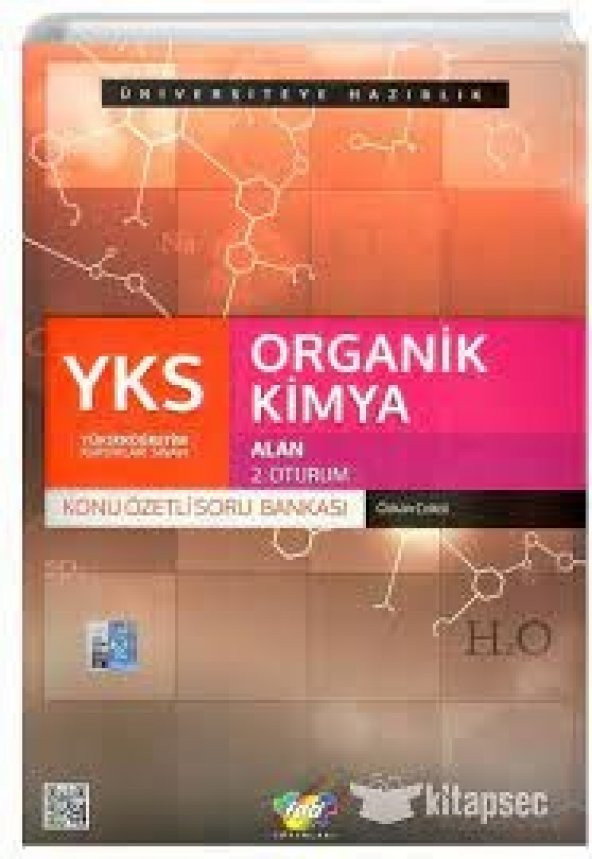 YKS 2. Oturum Alan Organik Kimya Konu Özetli Soru Bankası FDD Yayınları
