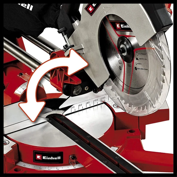 Einhell TE-SM 2534 Dual Pistonlu Gönye Testere 1800W 250mm - 4