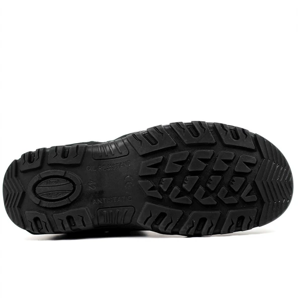 Yepa B34 14-53 Gri Süet Yazlık Çelik Burunlu İş Ayakkabısı 43 Numara - 5