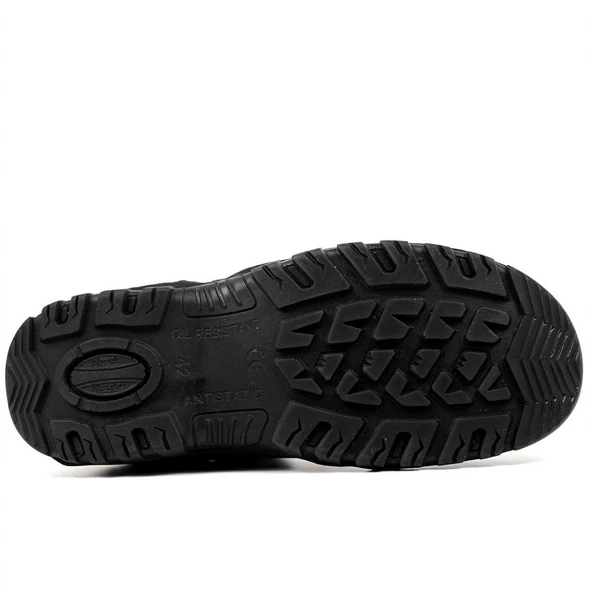 Yepa B34 14-53 Gri Süet Yazlık Çelik Burunlu İş Ayakkabısı 45 Numara - 5