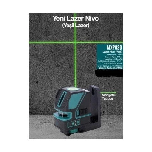 Max-Extra MXP02G Yatay Dikey Nokta Yeşil Lazer Nivo - 2