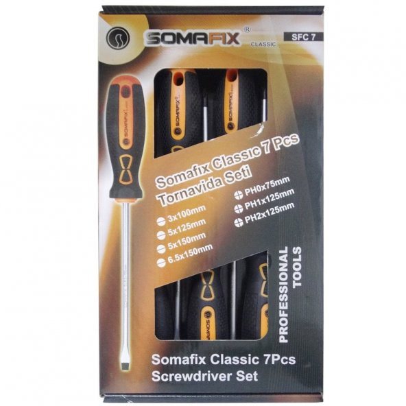 SomaFix SFC 7 Klasik Tornavida Seti 7 Parça