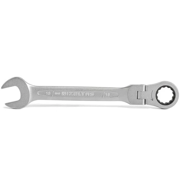İzeltaş 0345 Mafsallı Cırcır Kombine Anahtar 10mm - 1