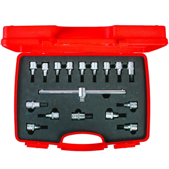 İzeltaş 1113 Lokmalı Allen Uç ve Star (Torx) Uç Takımı 17 Parça ürün görseli