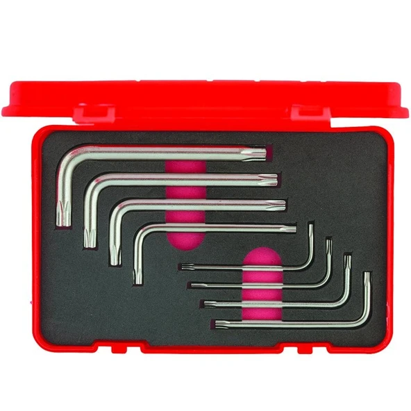 İzeltaş 4910 Allen Anahtar Takımı Torx 8 Parça