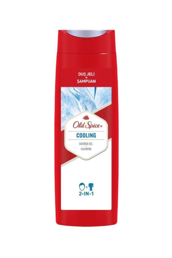 Old Spice Cooling Shower Gel Shampoo 2 In 1 400 ml