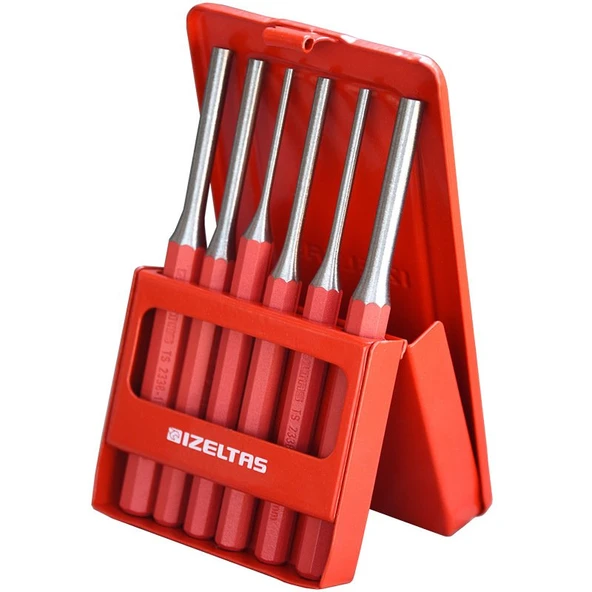 İzeltaş 5550 Keski Zımba Takımı 6 Parça