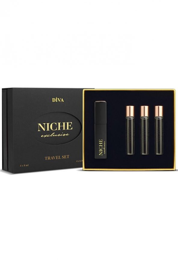 Niche Exclusive Diva Travel Set 4X8 ml Kadın Parfüm Seti