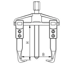 İzeltaş 7020 Standart Çektirme Üç Kollu 52x20 - 2