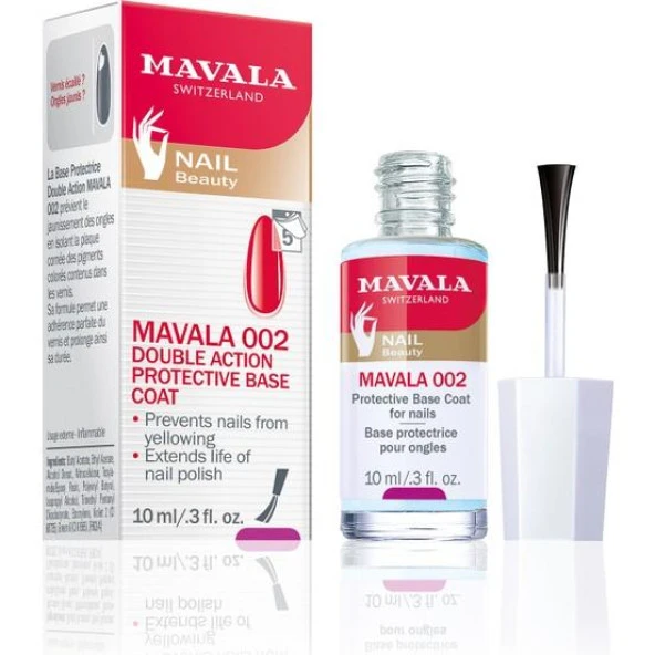 Mavala Çift Etkili Koruyucu Ön Cila 002 Base Coat 10 ml