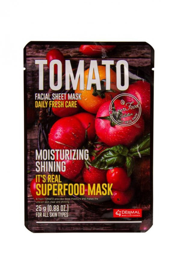 Dermal Tomato Facial Sheet Maske