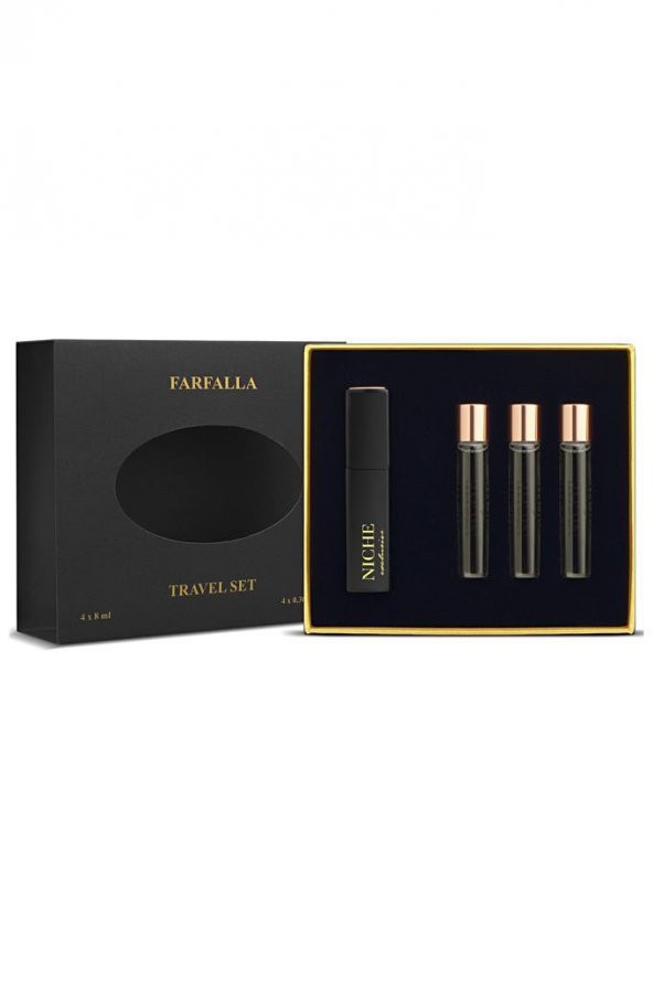 Niche Exclusive Farfalla Travel Set 4X8 ml Kadın Parfüm Seti
