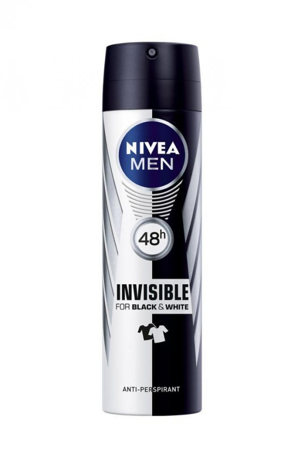 Nivea Men Black & White Invisible Deodorant 150 ml