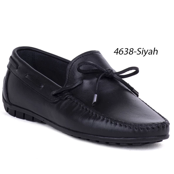 Ghattix Loafer Erkek Babet Hakiki Deri Ayakkabı -4630 - 5
