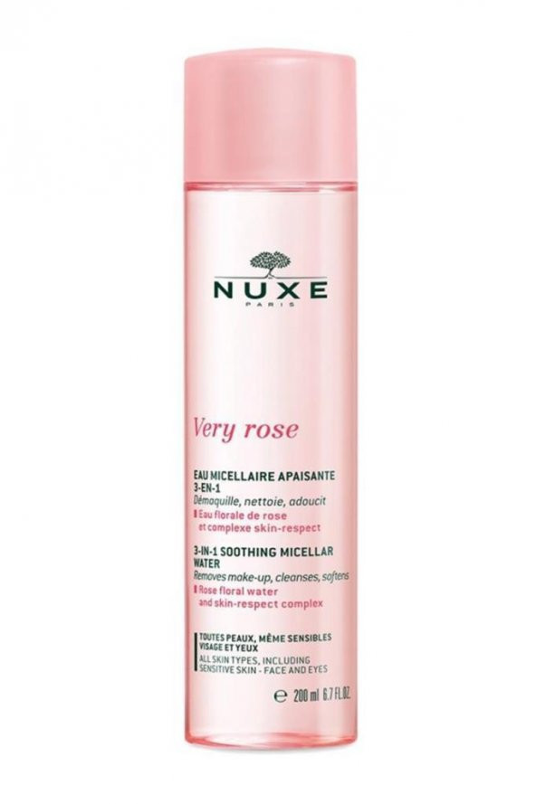 Nuxe Very Rose 3 In 1 Soothing Micellar Water 200 ml