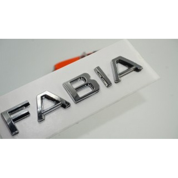 Skoda Fabia 2013+ Yeni Nesil Bagaj Krom ABS 3M 3D Yazı Logo Amblem ürün görseli