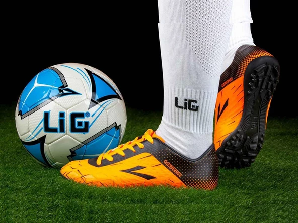 Lig Halı Saha Ayakkabısı Turuncu 56 Meteor-H - 4