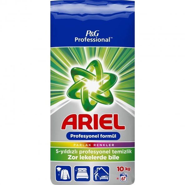 Ariel Professional Toz Çamaşır Deterjanı Parlak Renkler 2 x 10 KG