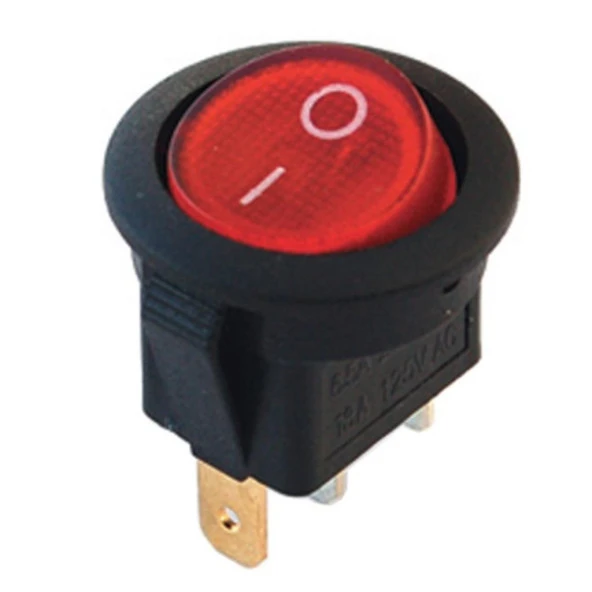 IC-131  Yuvarlak Işıklı Anahtar On-Off 3P ürün görseli