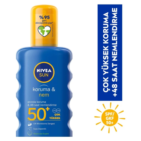 Nivea Sun Koruma & Nem Sprey Spf50 + 200 Ml