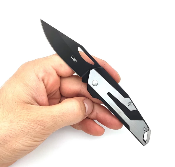 Valkyrie W65 Katlanabilir Outdoor Kamp Çakısı Gri - 5