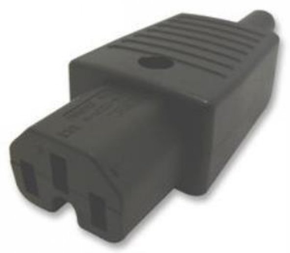 C15 Dişi Oluklu Power Konnektör - Resim 2