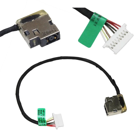 HP ENVY 255G6 15-BS 15-CN 15-AB 15-AK KABLOLU DC POWER JACK - 3