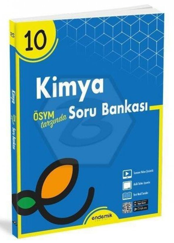 10. Sınıf Kimya Soru Bankası Endemik Yayınları