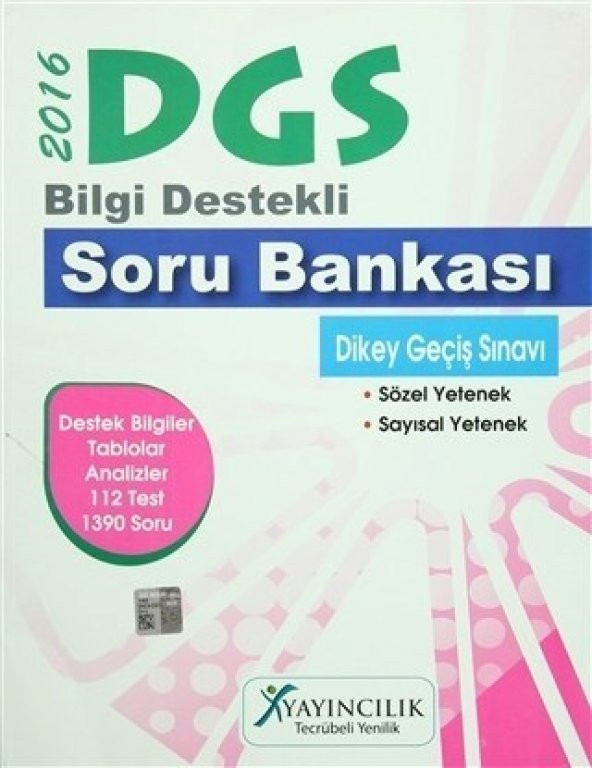 X Yayıncılık 2016 DGS Bilgi Destekli Soru Bankası - 1