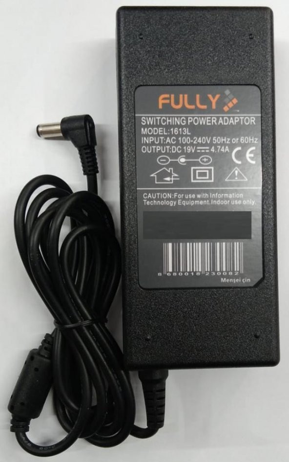 Fully 1613L - 19 Volt 4.74 Amper 5.5x2.5 mm Uçlu Adaptör