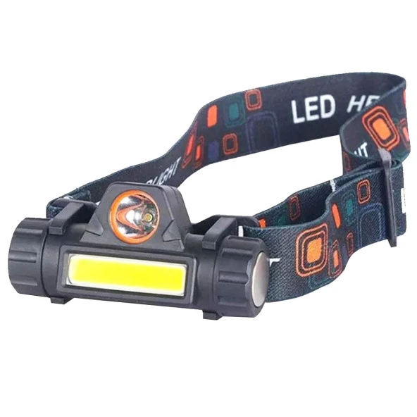 High Power Ledli Kafa Lambası Usb Sarjlı Fener Headlamp