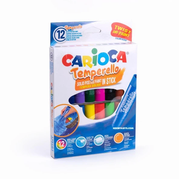 Carioca Temperello Stick Poster Boyama Kalemi 12 li (42738) - Resim 2