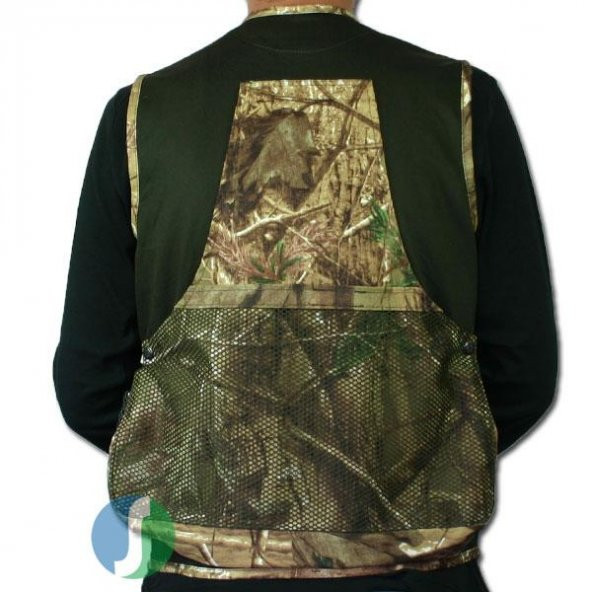 27154 Meşe Ağaç Desen Haki Yelek S - 2