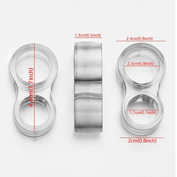 Şeffaf Silikon Kapı Durdurucu Tutucu Pencere Kolu Stoperi Kapı Tamponu (10 ADET) - 7