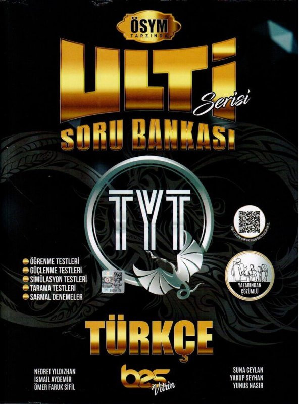 TYT Türkçe Ulti Serisi Soru Bankası Bes Yayınları