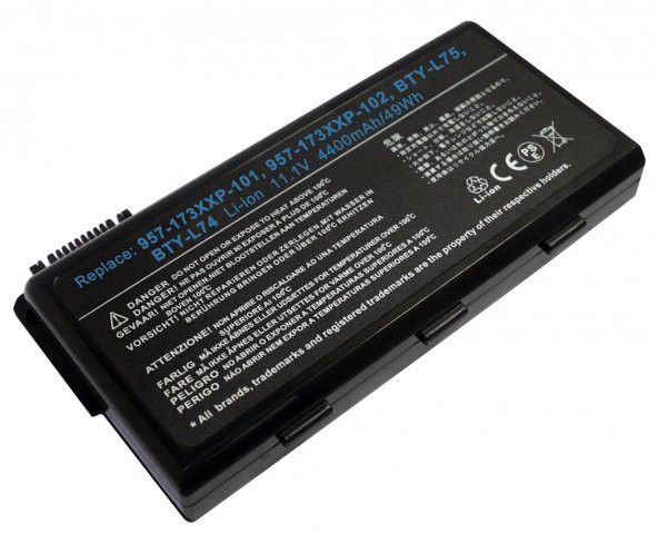 MSI A6205-IS, A6300, A7005, A7200, CR-1683 Notebook Bataryası - Pili