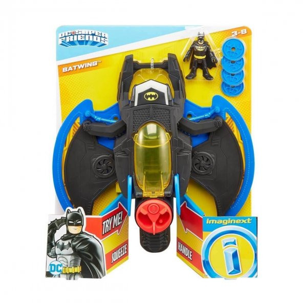 Mattel GKJ22 Imaginext® DC Super Friends™ Batwing