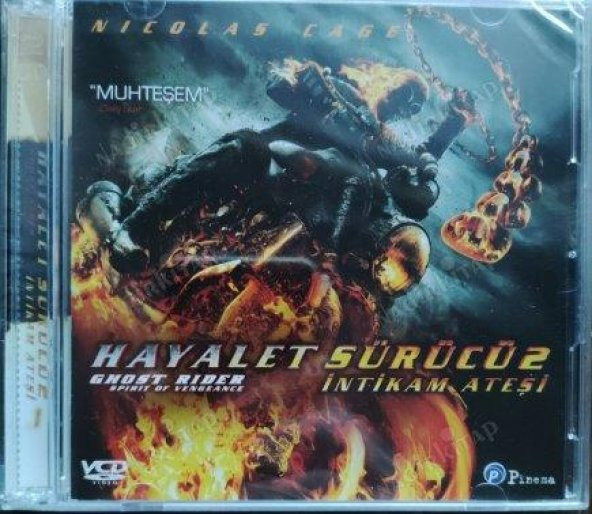 Hayalet Sürücü 2: İntikam Ateşi Kullanılmış Koleksiyonluk VCD Film