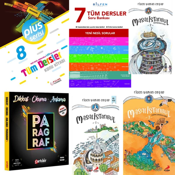 7 Den 8 E Geçiyorum LGS Başlangıç Seti Toplam 6 kitap