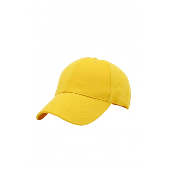 Unisex Ayarlanabilir Spor Şapka Hat Kep Sarı