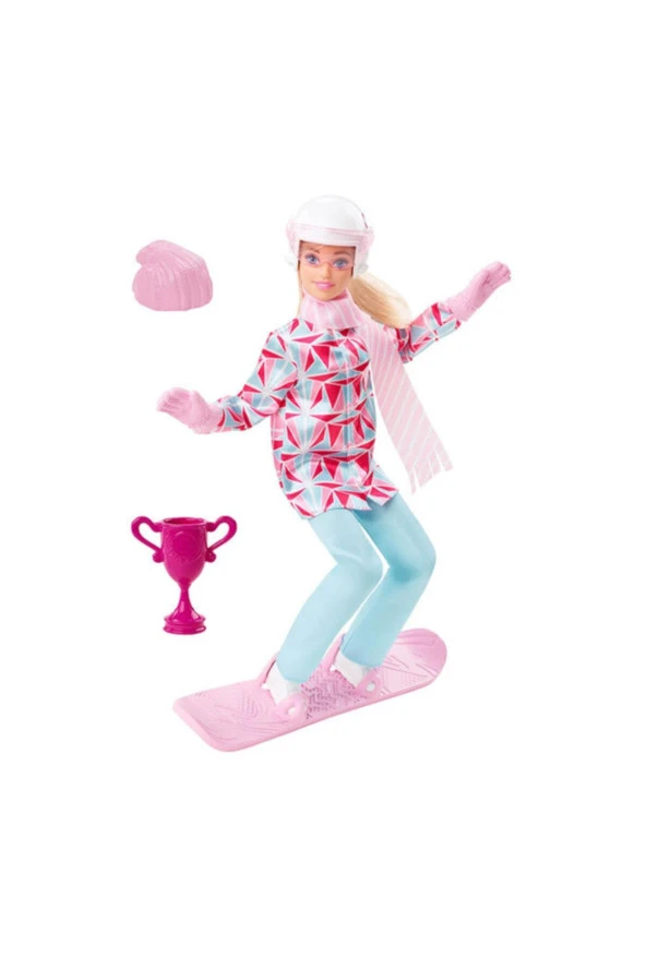 Barbie Snowboard Sporcusu Bebek 30 Cm - 2