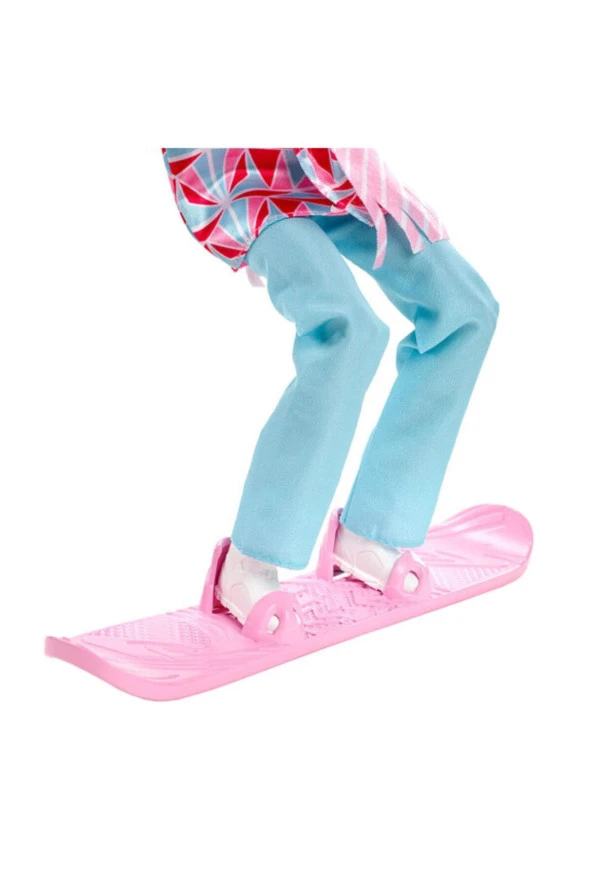 Barbie Snowboard Sporcusu Bebek 30 Cm - 4