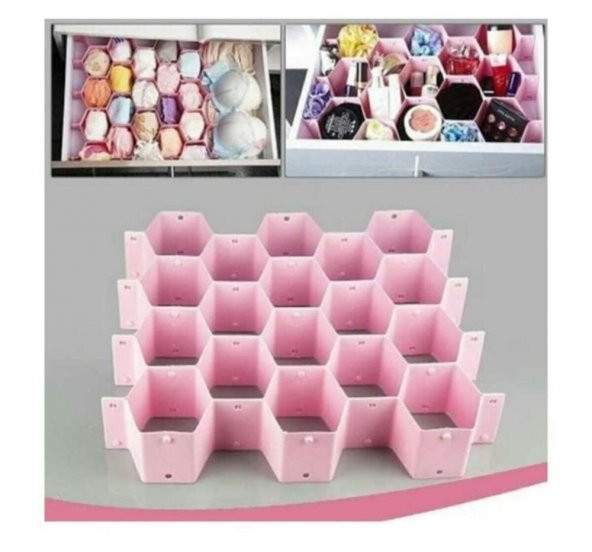 Çekmece İçi Petek Organizer Çekmece düzenleyici Çekmece Düzenleyici  Ayarlanabilir Dolap İçi  Bölme - 4