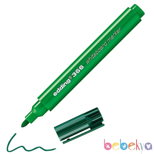 Edding KÜÇÜK CEP BOY Silinebilir Beyaz Tahta Kalemi Edding 366 YEŞİL Flipchart Kalemi Sunum Kalemi