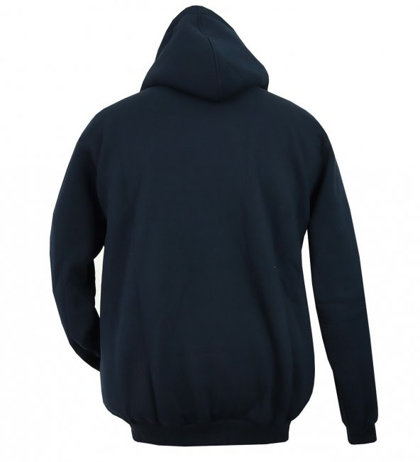 Erkek Büyük Beden Battal Boy Kapşonlu Sweat Mont 3 İplik - 7