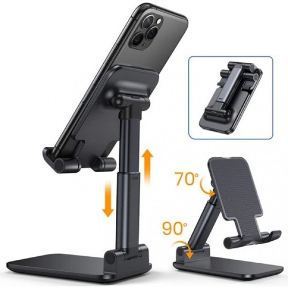Katlanabilir Masaüstü Telefon ve Tablet Tutucu - 4